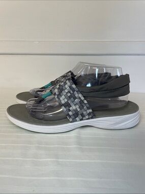 Vionic Serene Tia Active Sling Orthotic Sandal Size 10 Gray roomy&comfortable